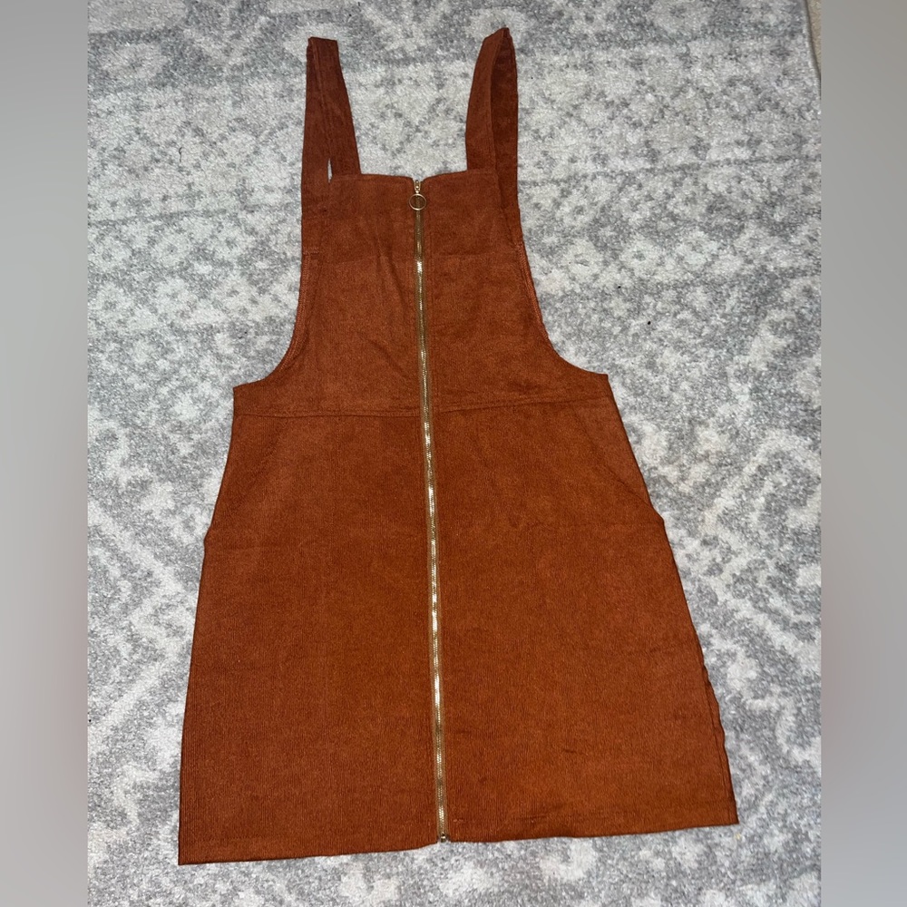Corduroy Overall Dress